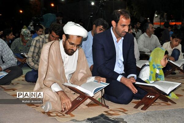 مراسم سی شب  با قرآن  درشهرستان خوسف