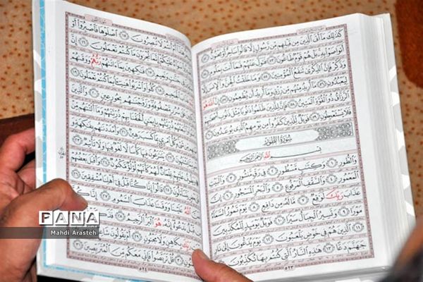 مراسم سی شب  با قرآن  درشهرستان خوسف