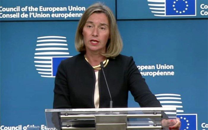 بیانیه موگرینی درباره نشست ترامپ با رهبر کره‌شمالی