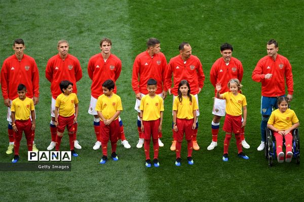 دیدار تیم های روسیه و عربستان  در افتتاح جام جهانی 2018روسیه