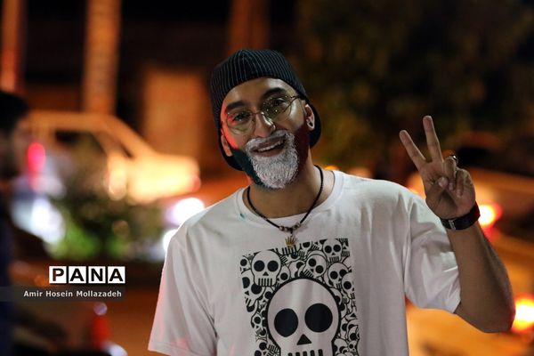 شادی مردم ارومیه پس از برد مراکش