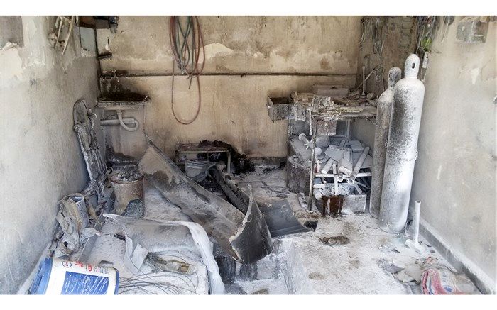 1 کشته و 4 زخمی در انفجار گاز در آبادان