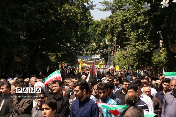 راهپیمایی روز قدس در ساری