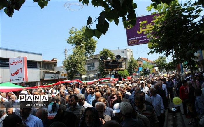 پیام قدردانی نماینده ولی‌فقیه و استاندار مازندران از حضور مردم در راهپیمایی روز قدس