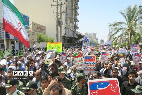 راهپیمایی روز جهانی قدس دربوشهر -2