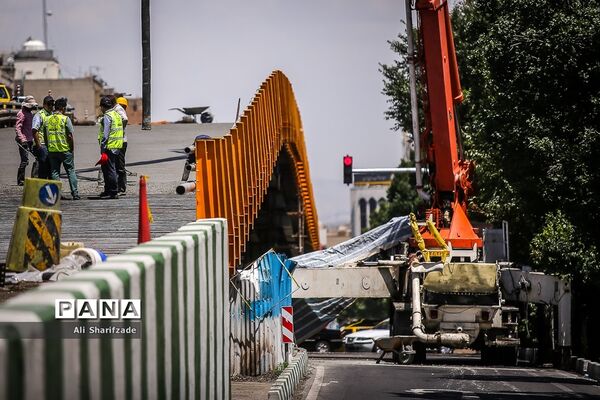 بازسازی پل کریمخان زند در تهران