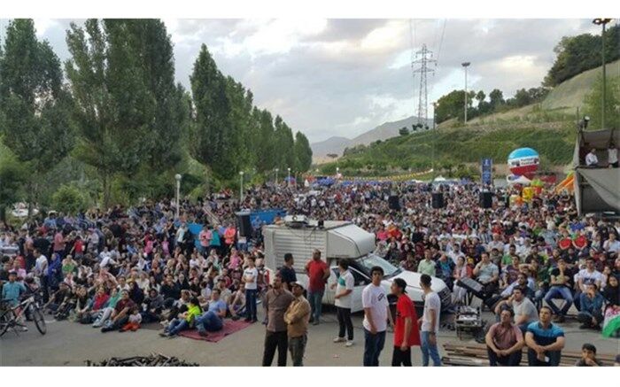 4 هزار تهرانی تماشاگر بازی ایران-مراکش در سینما روباز بوستان‌نهج‌البلاغه