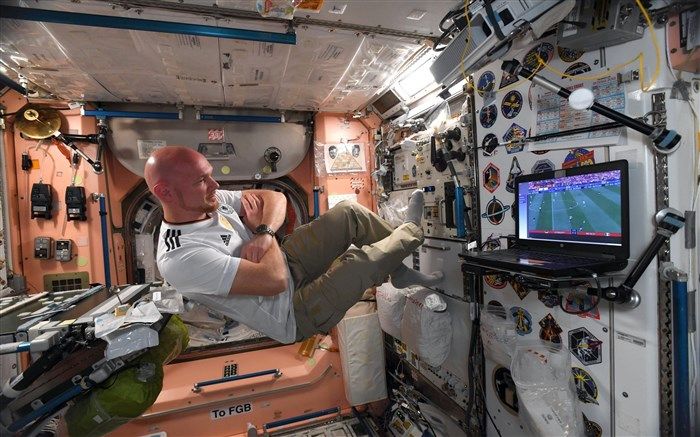 تصویر/ تماشای شکست آلمان در جام جهانی از فضا