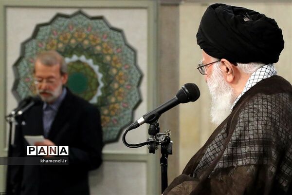 دیدار رئیس و نمایندگان مجلس شورای اسلامی با مقام معظم رهبری