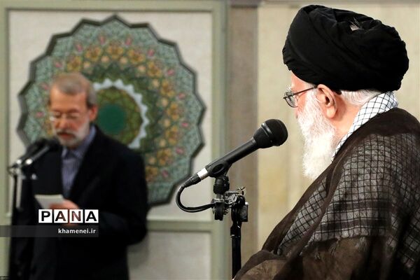 دیدار رئیس و نمایندگان مجلس شورای اسلامی با مقام معظم رهبری