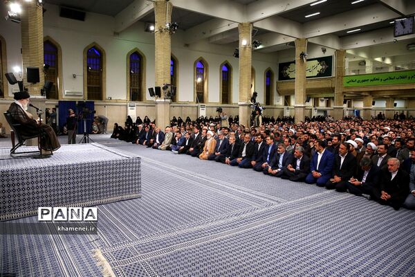 دیدار رئیس و نمایندگان مجلس شورای اسلامی با مقام معظم رهبری