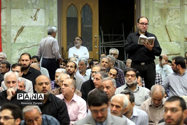 مراسم تشییع مرحوم حجت الاسلام‌سیدعلی اکبرحسینی