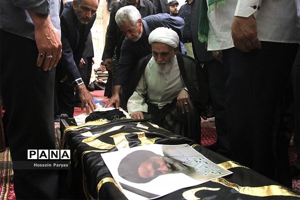 مراسم تشییع مرحوم حجت الاسلام‌سیدعلی اکبرحسینی