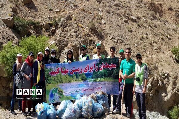 حضور ورزشکاران شهرستان اسلامشهر در طرح پاکسازی رودخانه کن