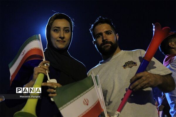 استقبال مردمی از ورود تیم ملی  به ایران