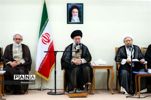 دیدار رئیس و مسئولان قوه قضائیه با رهبر کبیر انقلاب