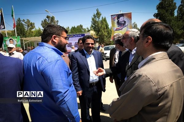 غبار روبی مزار شهدا بمناسبت هفته قوه قضاییه و گرامیداشت حجت الاسلام و المسلمین شیخ غلامرضا حسنی