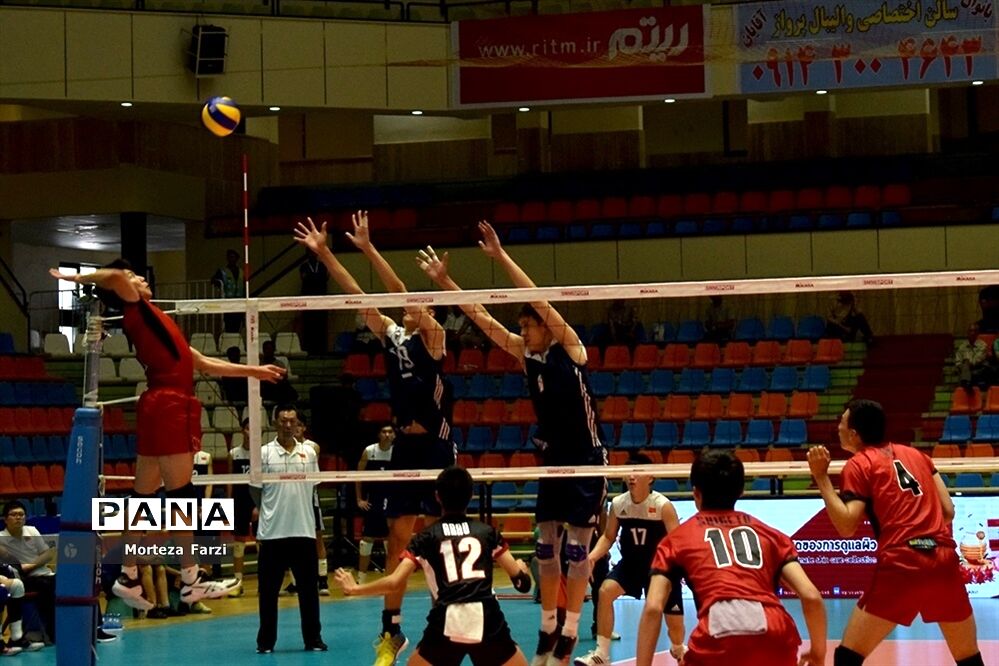 مسابقات قهرمانی والیبال نوجوانان آسیا در تبریز/ژاپن 3 -0– چین