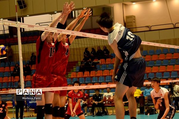 مسابقات قهرمانی والیبال نوجوانان آسیا در تبریز/ژاپن 3 -0– چین