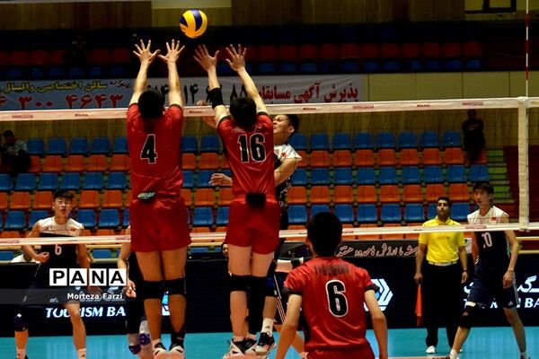 مسابقات قهرمانی والیبال نوجوانان آسیا در تبریز/ژاپن 3 -0– چین