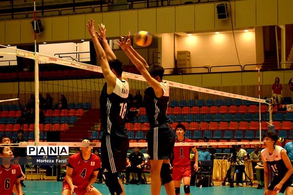 مسابقات قهرمانی والیبال نوجوانان آسیا در تبریز/ژاپن 3 -0– چین