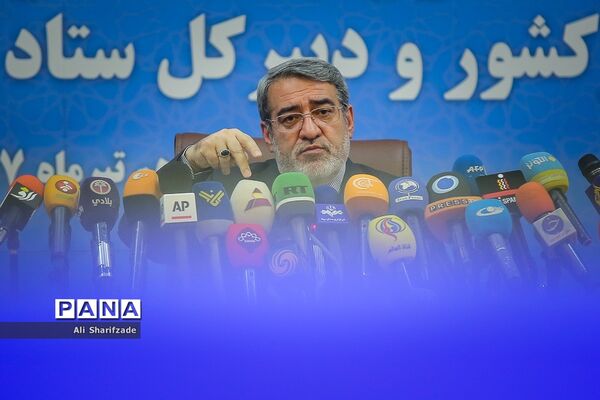 نشست خبری وزیر کشور