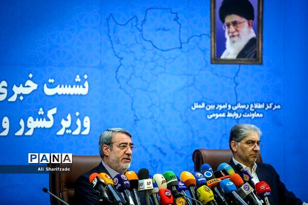 نشست خبری وزیر کشور