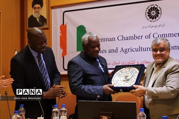 نشست کاردار سفارت کشور ساحل‌عاج در جمهوری اسلامی ایران با فعالان اقتصادی سمنان در اتاق بازرگانی