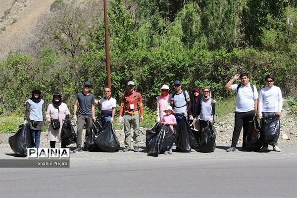 اجرای طرح پاکداشت طبیعت در جاده کرج-چالوس
