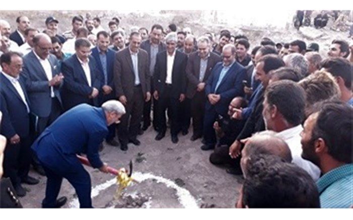 کلنگ زنی دو مدرسه روستایی در مراغه توسط بنیاد برکت