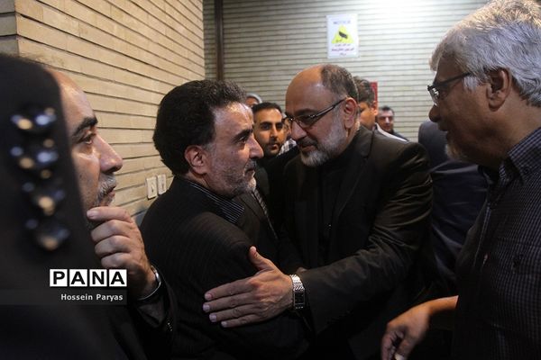 مراسم ترحیم پدر مصطفی تاج‌زاده