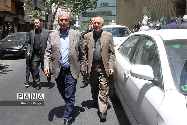 مراسم ترحیم پدر مصطفی تاج‌زاده