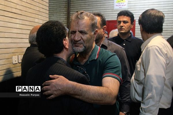 مراسم ترحیم پدر مصطفی تاج‌زاده