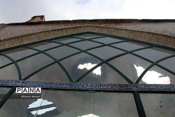 مسجد جامع ساری پس از آتش‌سوزی