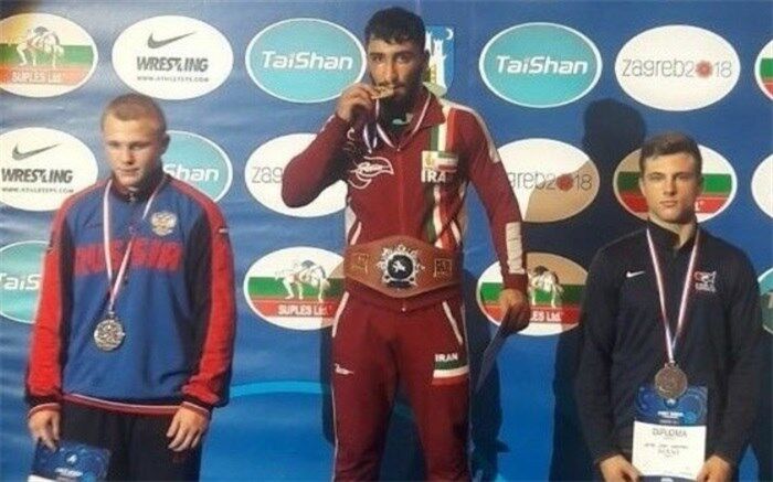 کسب نشان طلای کشتی فرنگی نوجوانان جهان توسط دانش آموز شهریاری