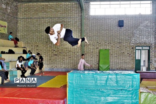 برگزاری مسابقات استانی پارکور در شهرستان بیرجند