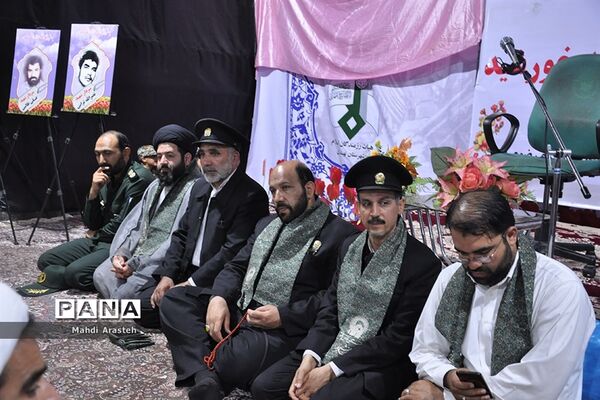 جشن زیرسایه خورشید با حضور خادمان بارگاه منور رضوی درنهبندان