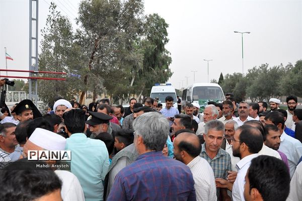 جشن زیرسایه خورشید با حضور خادمان بارگاه منور رضوی درنهبندان