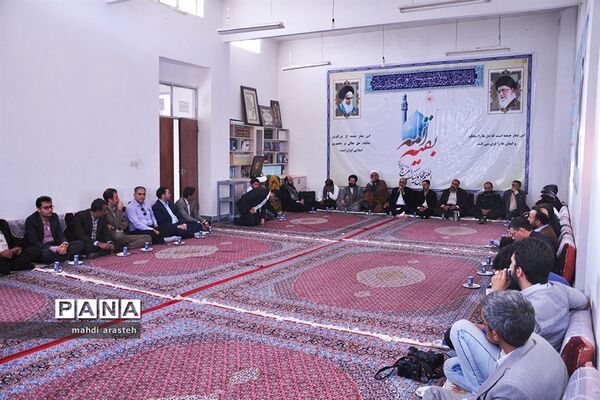 دیدار خادمان رضوی با امام جمعه شهرستان نهبندان