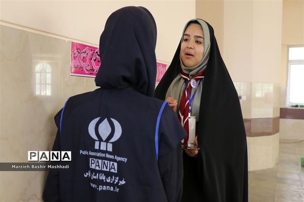 نخستین روز از اردوی دختران پیشتاز