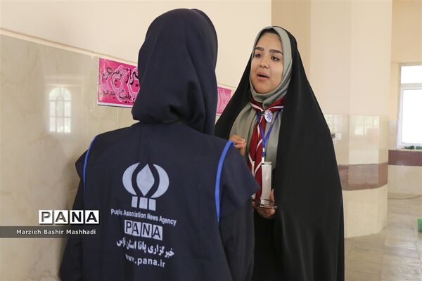 نخستین روز از اردوی دختران پیشتاز