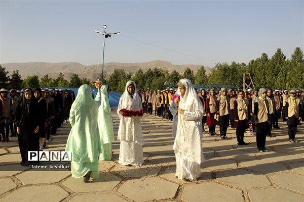 صبحگاه  اول  اردو  پیشتازان دخترفارس