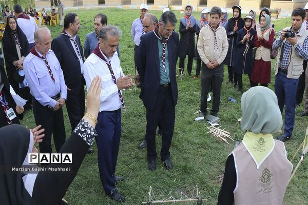 بازدید مسئولان اداره کل آموزش و پرورش کل فارس از اردو دختران پیشتاز