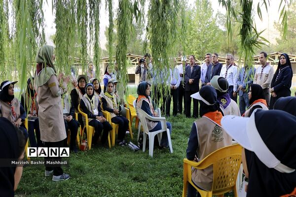 بازدید مسئولان اداره کل آموزش و پرورش کل فارس از اردو دختران پیشتاز