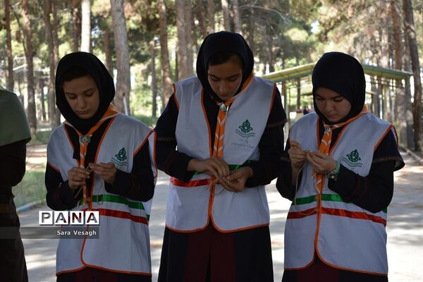 پیش اردو ملی  دختران پیشتاز شهرستان های استان تهران