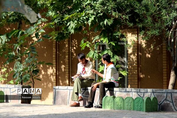پیش اروی پیشتازان پسر قم در اردگاه ملا صدرا کهک برگزار شد
