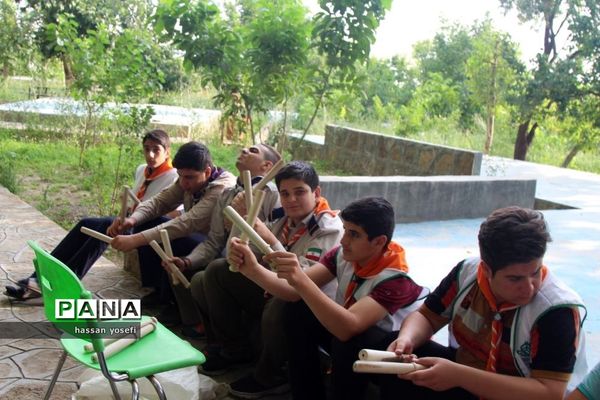 پیش اروی پیشتازان پسر قم در اردگاه ملا صدرا کهک برگزار شد