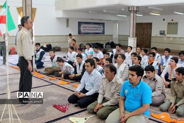 پیش اروی پیشتازان پسر قم در اردگاه ملا صدرا کهک برگزار شد