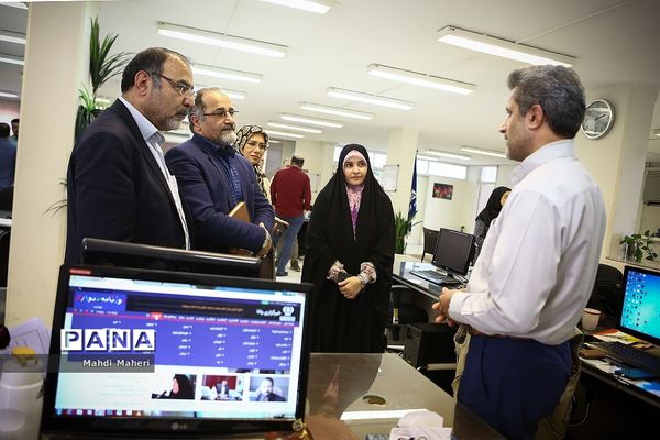 بازدید جمعی از مدیران رسانه‌ها از خبرگزاری پانا
