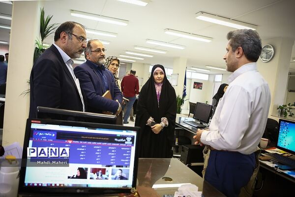 بازدید جمعی از مدیران رسانه‌ها از خبرگزاری پانا
